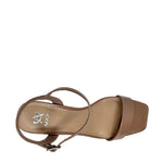 Sandalias de tacón Birdiee para mujer color nude