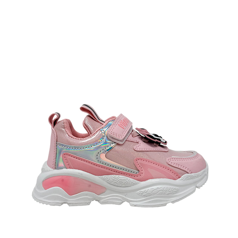 Tennis Minnie para niña color rosado