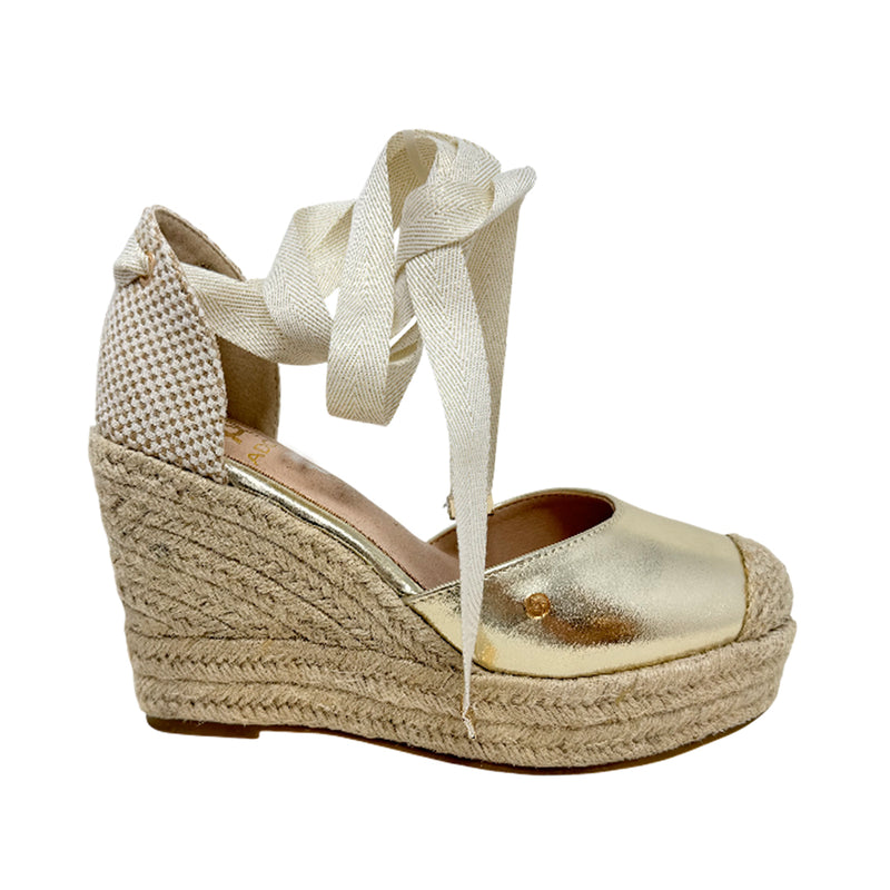 Cuñas Gypsy para mujer color dorado