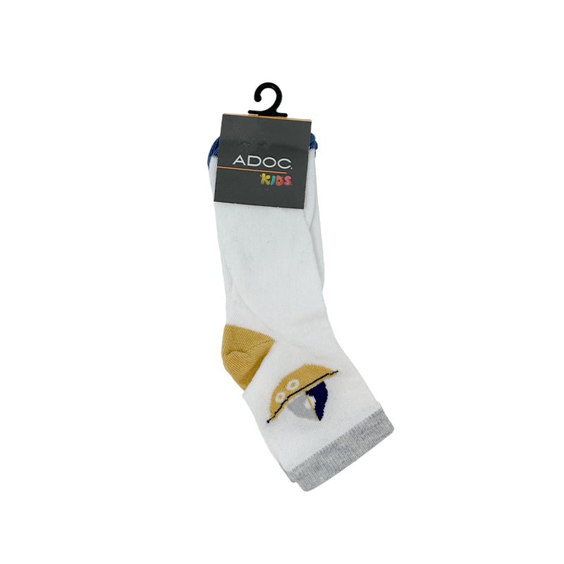 Calcetines Barco unisex color blanco
