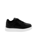 Tennis escolares Ariel unisex color negro y blanco