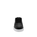 Tennis escolares Ariel unisex color negro y blanco