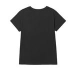 Camiseta Cat Logo para mujer color negro