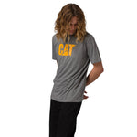 Camiseta Cat Logo para hombre color gris