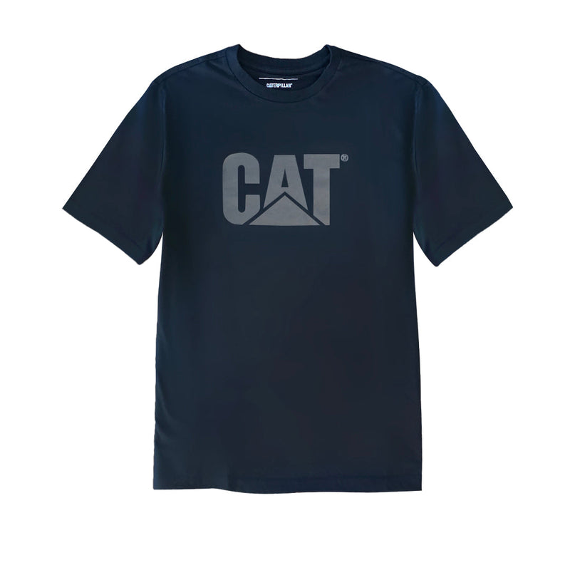 Camiseta Cat Logo para hombre color negro
