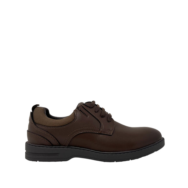 Zapatos escolares Wyatt para niño color café
