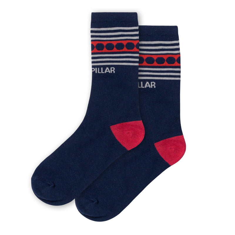 Calcetines Aop Hexagon unisex color azul