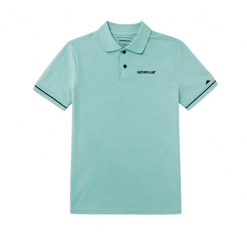 Camisa polo Slim para hombre color verde