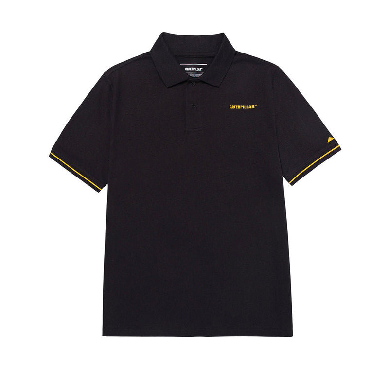 Camisa polo Slim para hombre color negro