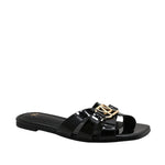Sandalias slip on Dari para mujer color negro