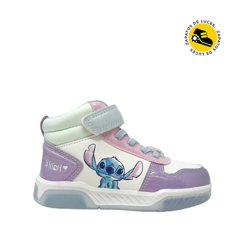 Sneakers Stitch para mujer color lila