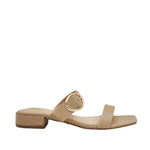 Sandalias de tacón Romina para mujer color camel