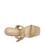 Sandalias de tacón Romina para mujer color camel