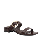 Sandalias de tacón Romina para mujer color café