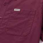 Camisa Poplin para hombre color vino
