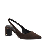 Tacones slingback Wiley para mujer color café