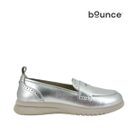 Mocasines Jolie para mujer color plateado