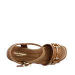 Sandalias de tacón Giana para mujer color tan