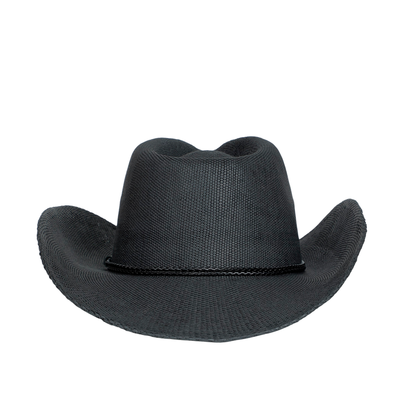 Sombrero Western Cowgirl unisex color negro