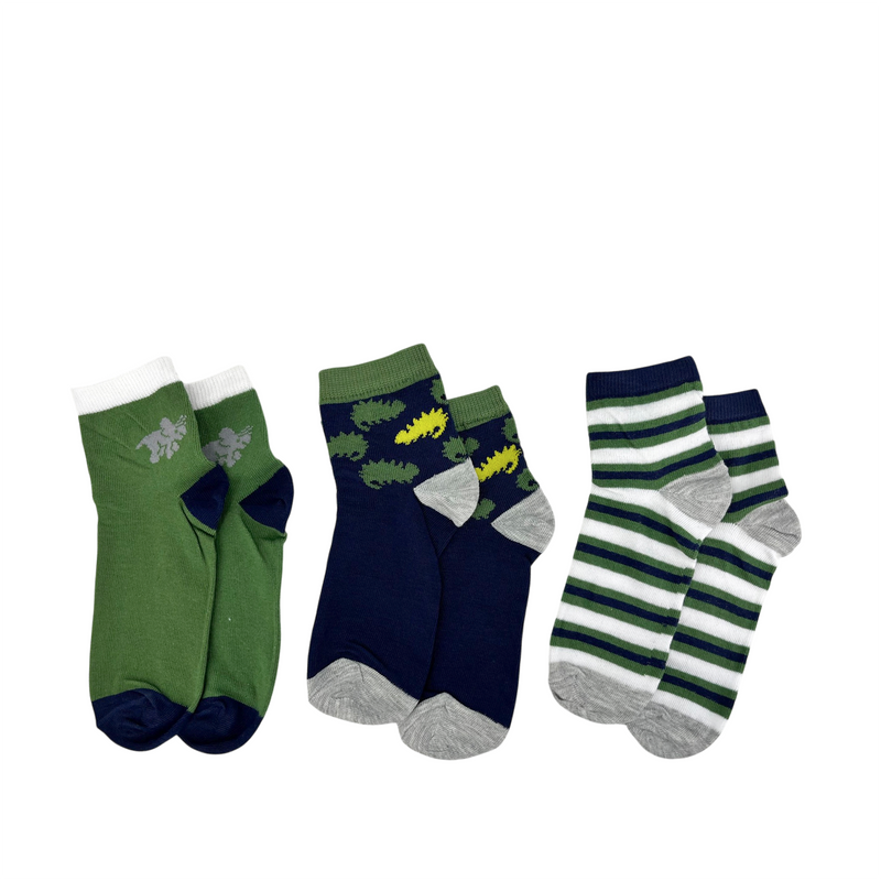 Punteras Dino 3 pack para niño color multi