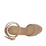 Sandalias de tacón Glowen para mujer color blush